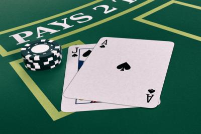 cartas de blackjack chips de casino